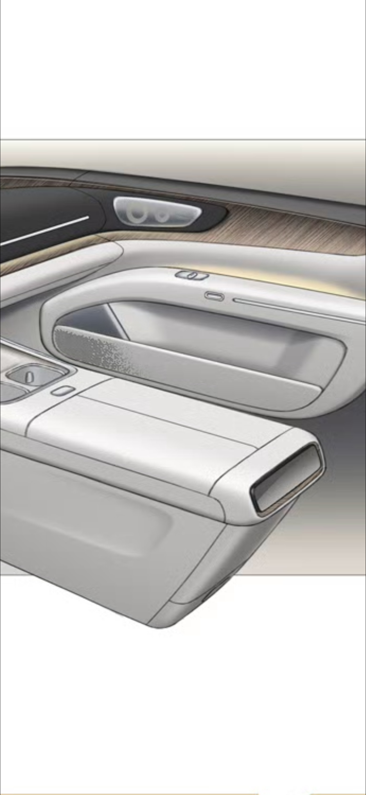 高难度猜车：这是什么车的设计线稿。