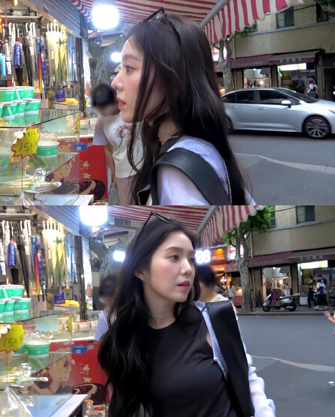 走在上海街头 突然偶遇到裴珠泫就好了 ​​​
