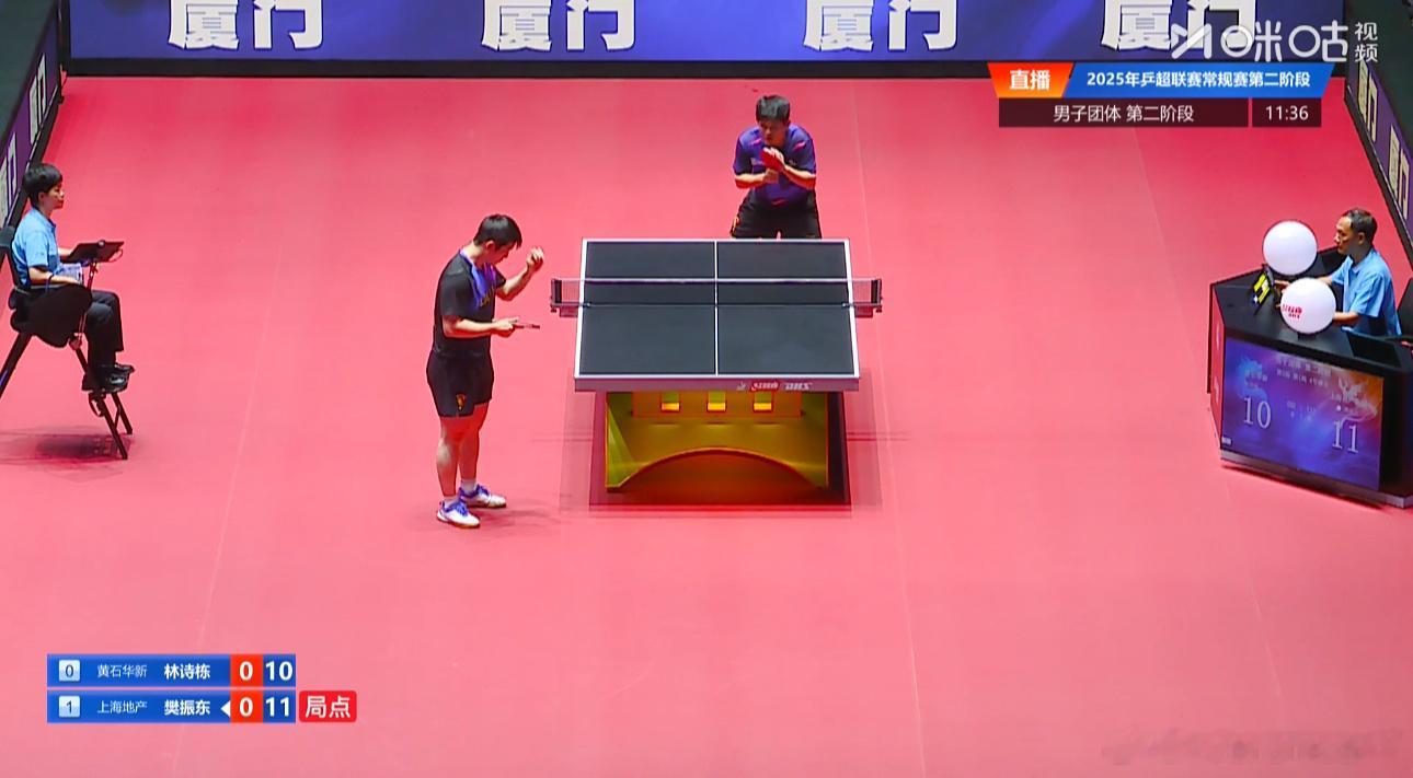 樊振东1-0林诗栋林诗栋这几分给我看乐了先到10还叫了暂停还没搞下🤪 ​​​