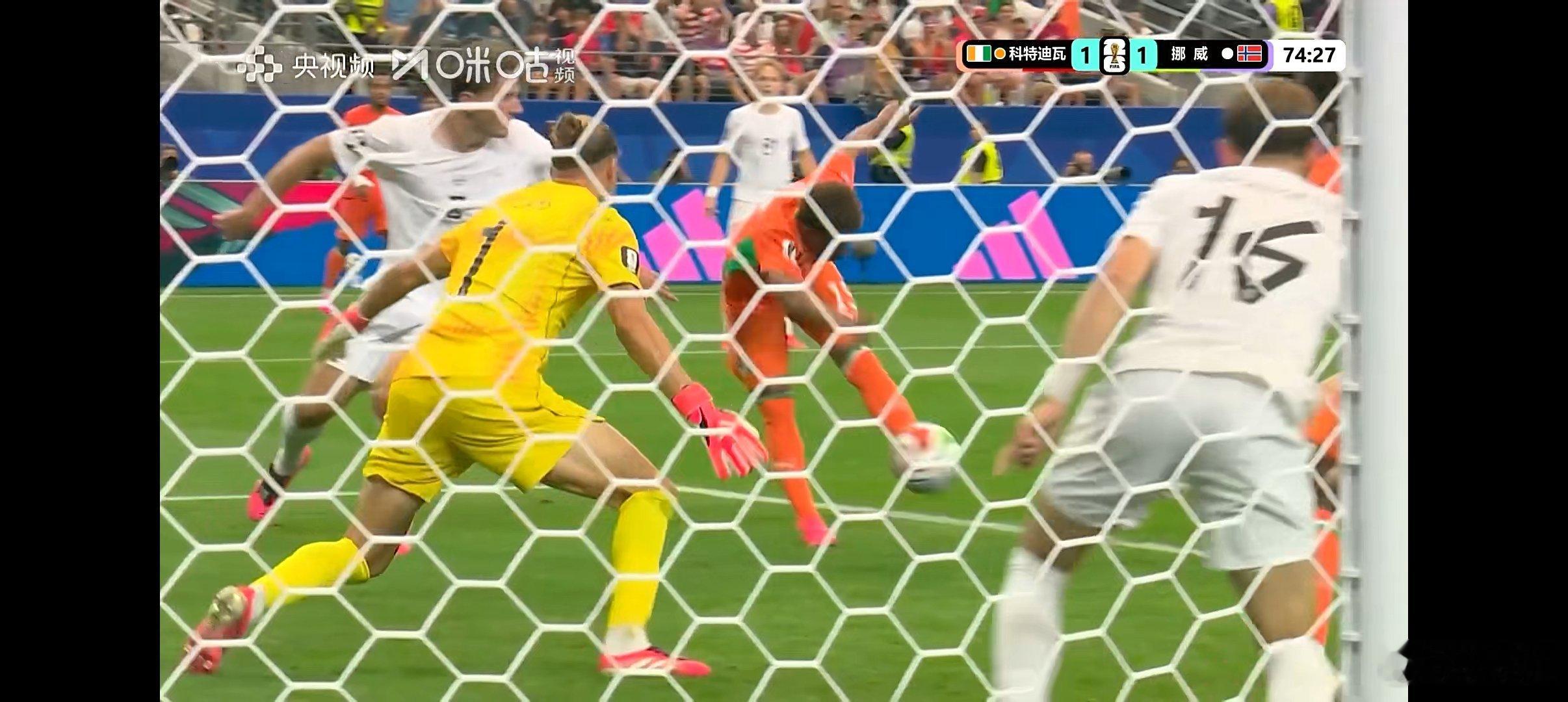 科特迪瓦vs挪威世界杯 科特迪瓦扳平了。不会又有加时赛吧？ 