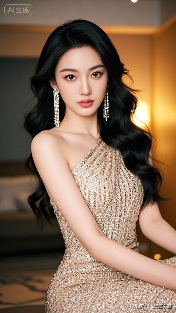 优雅白裙少女，与百合花共舞的浪漫时光
