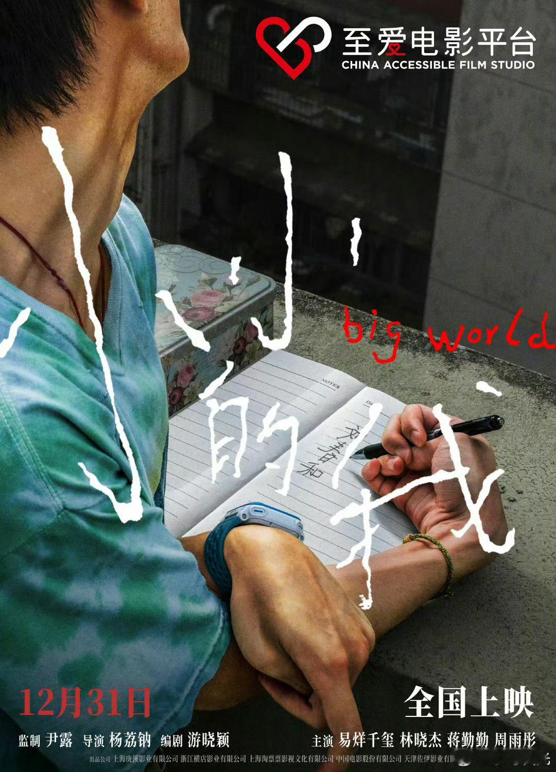 电影小小的我无障碍制式海报  无障碍放映版本真的是让这片大大的增强好感度！[赞]