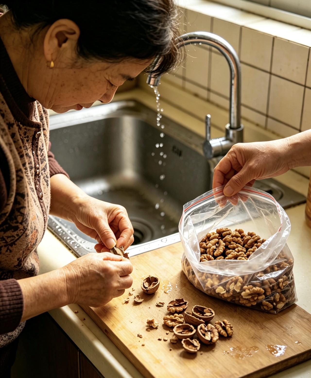 收拾行李回城那天，妈在厨房忙了一下午

我以为是做饭，结果她从厨房拎出三个塑料袋