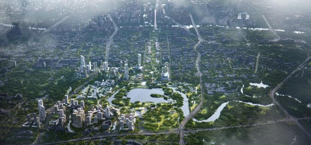 广州新中轴海珠片区改造方案设计再出炉
Morphosis（与华工院合作竞赛） 的