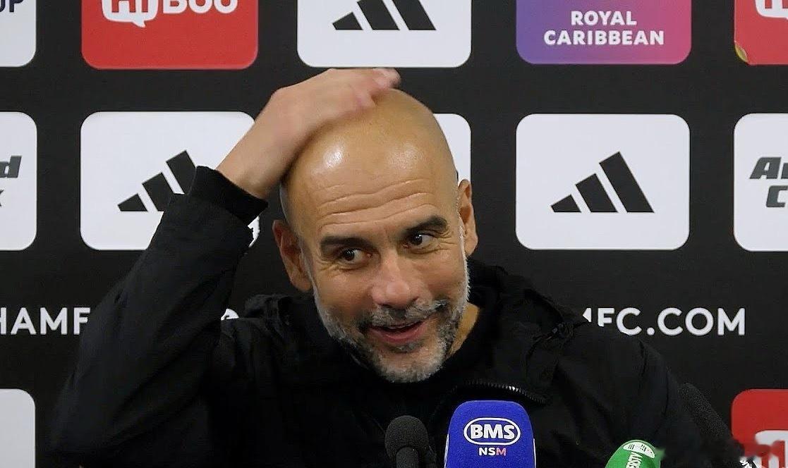 曼城主场对阵西汉姆联前，瓜迪奥拉出席发布会，围绕对手、球队现状、伤员、队内多位球