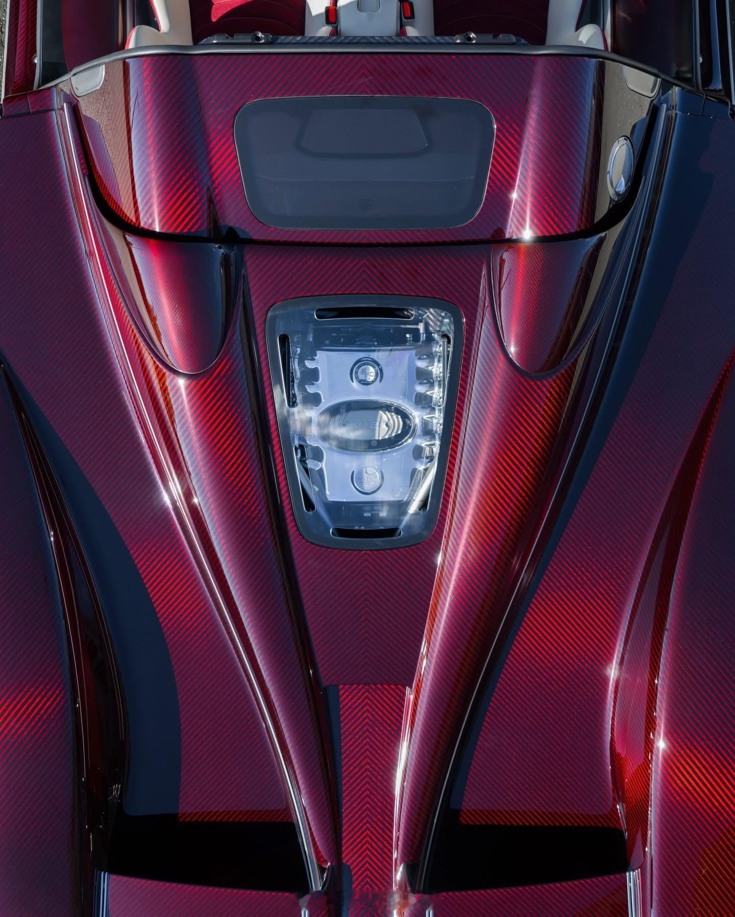 人类造车天花板🍷🍷🍷红碳🍷🍷🍷帕加尼乌托邦敞篷版 