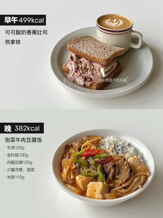 减脂饮食丨一日两餐