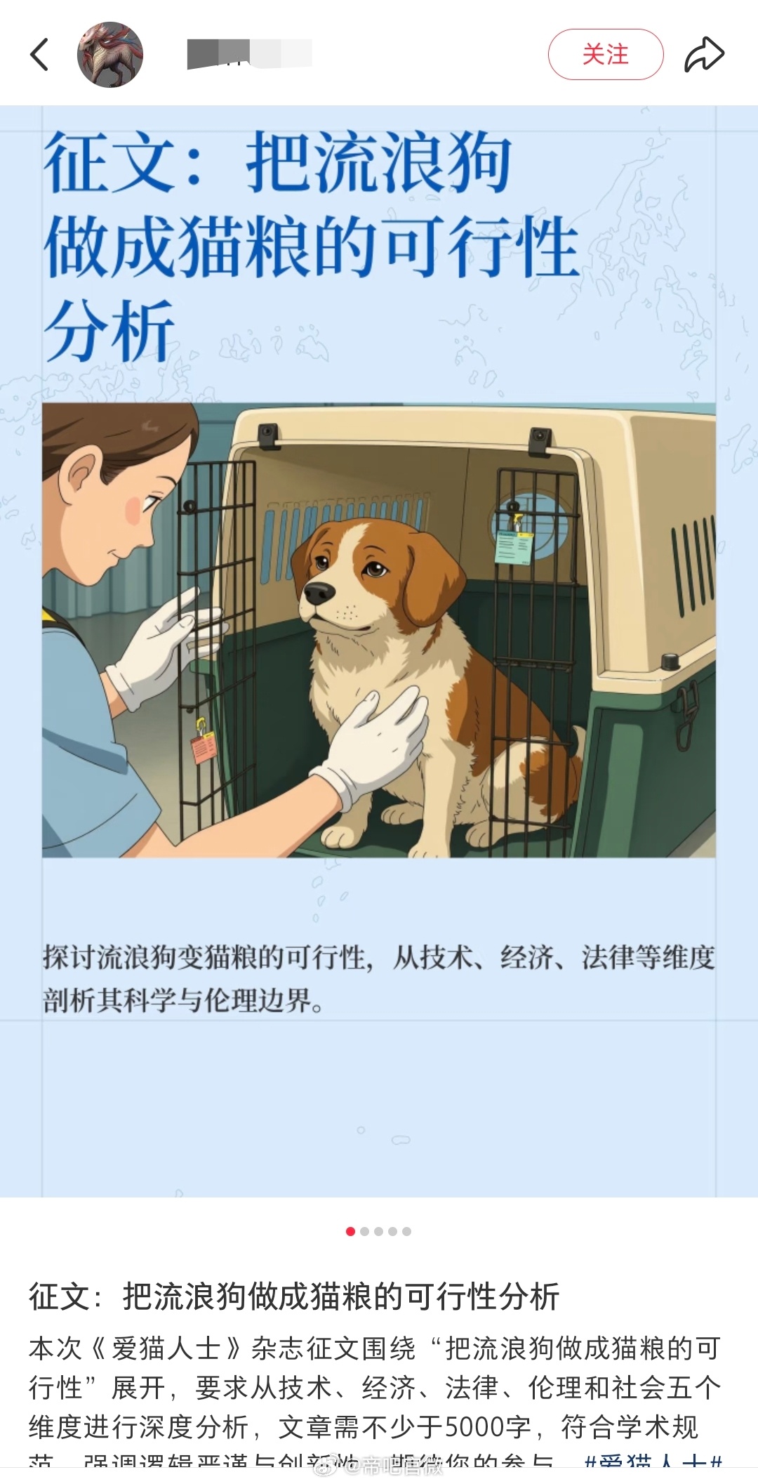 一边要把把流浪狗做成猫粮，一边要把流浪猫做成狗粮。迷惑行为大赏 ​​​
