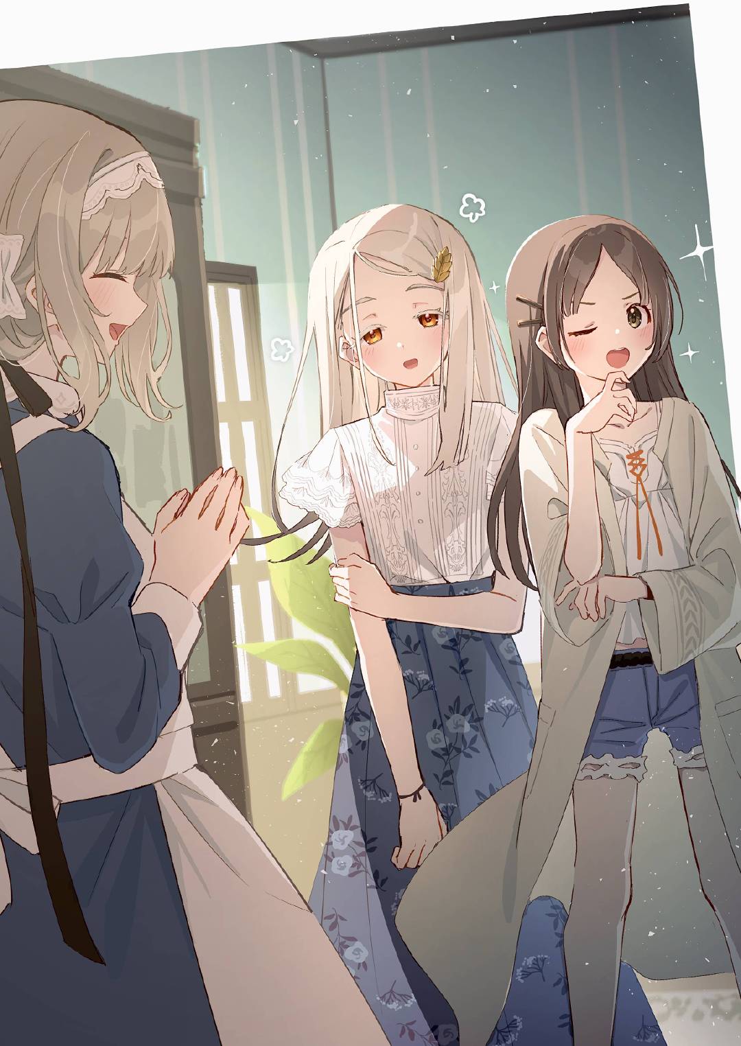 冰渡香名江、筱泽广、仓本千奈——学园偶像大师——画师: たまごサンド，网页链接