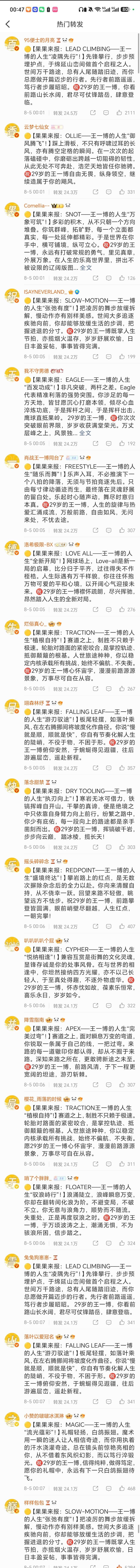 好爽吧 百香果牛逼王一博0805生日快乐 ‬ ​​​