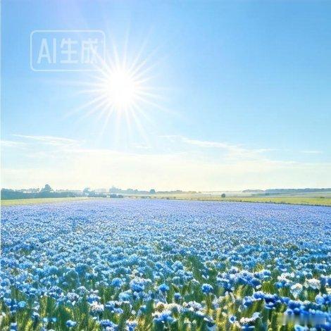 遇见艺术新城事花语 矢车菊最核心的花语是“遇见”和“幸福”，同时也象征细致与优雅