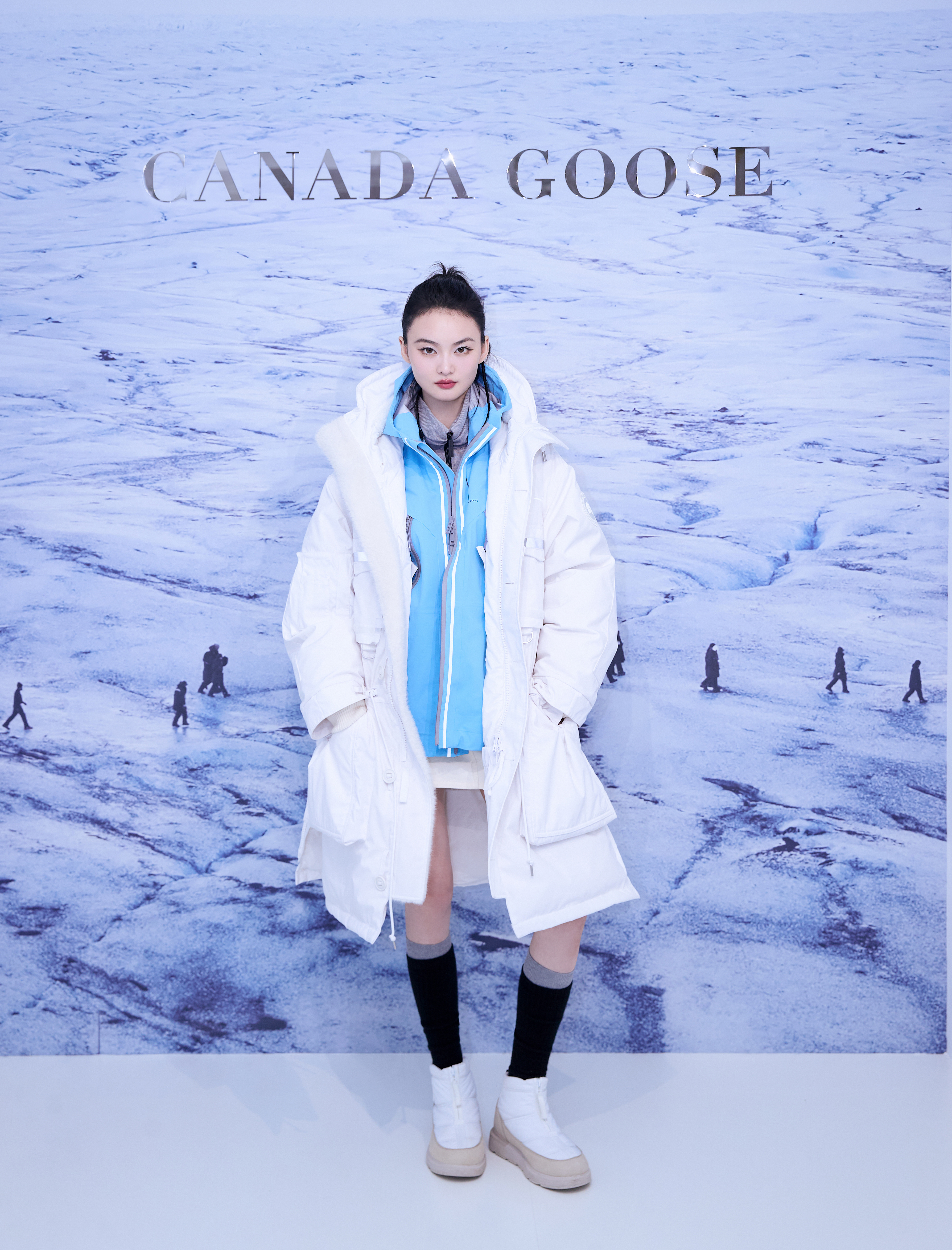 贺聪出席CanadaGoose加拿大鹅活动～纽约工作完，又是嘉人又是加拿大鹅，依