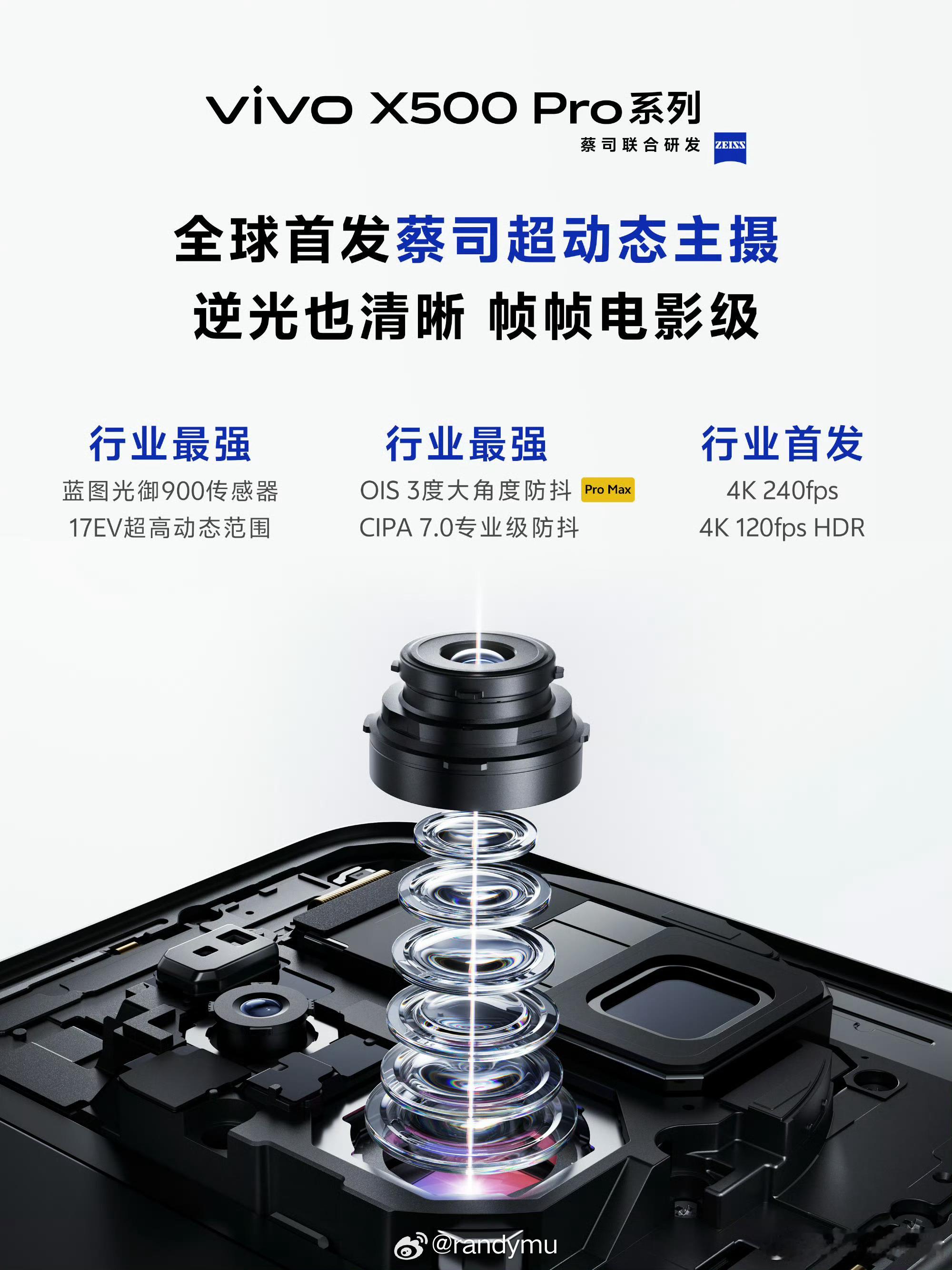9 月 X500 系列三款齐发 vivo