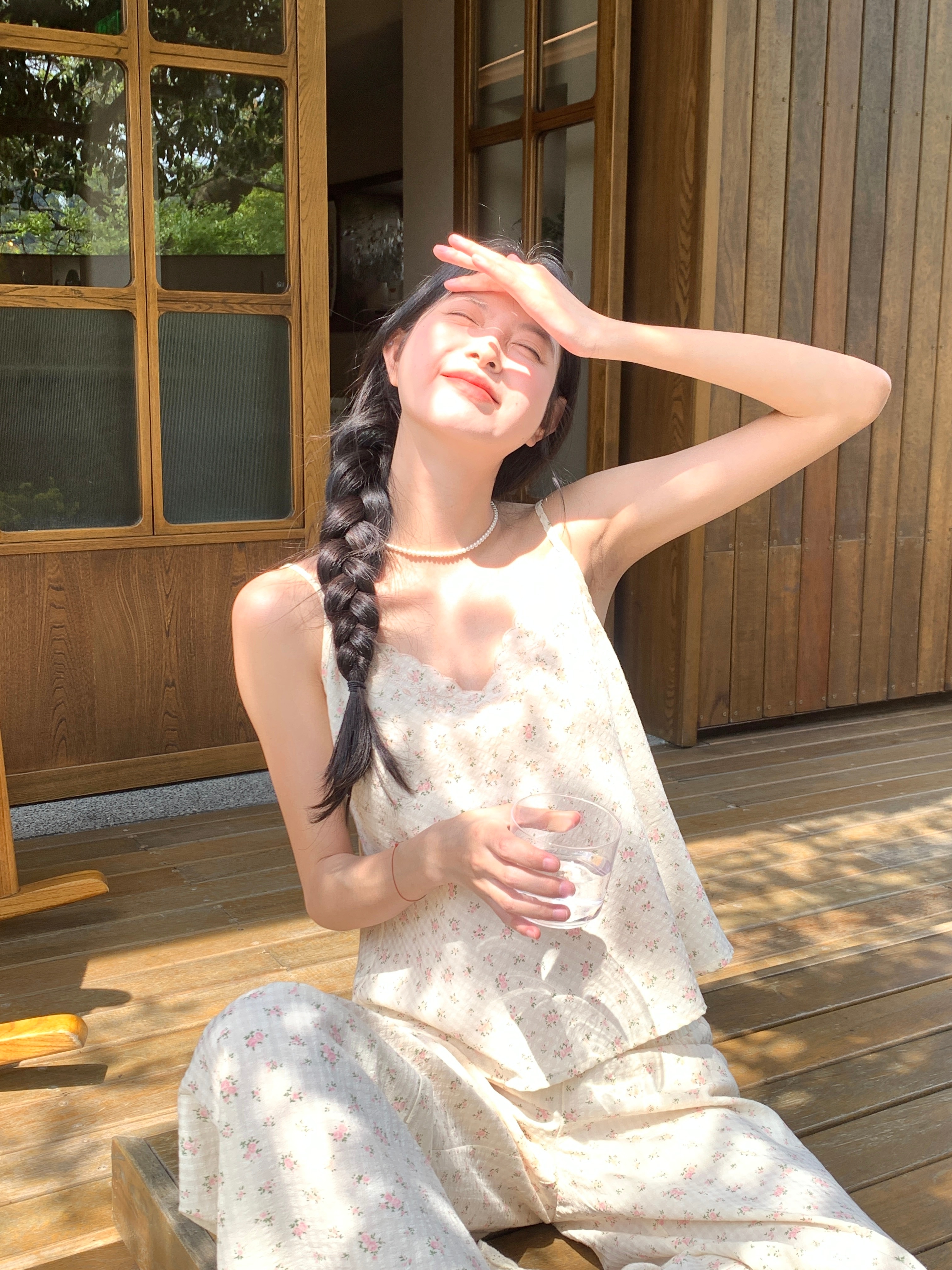 舒适三部曲po一下我的新睡衣 有点少女心又不会太甜腻哈哈 ​​​