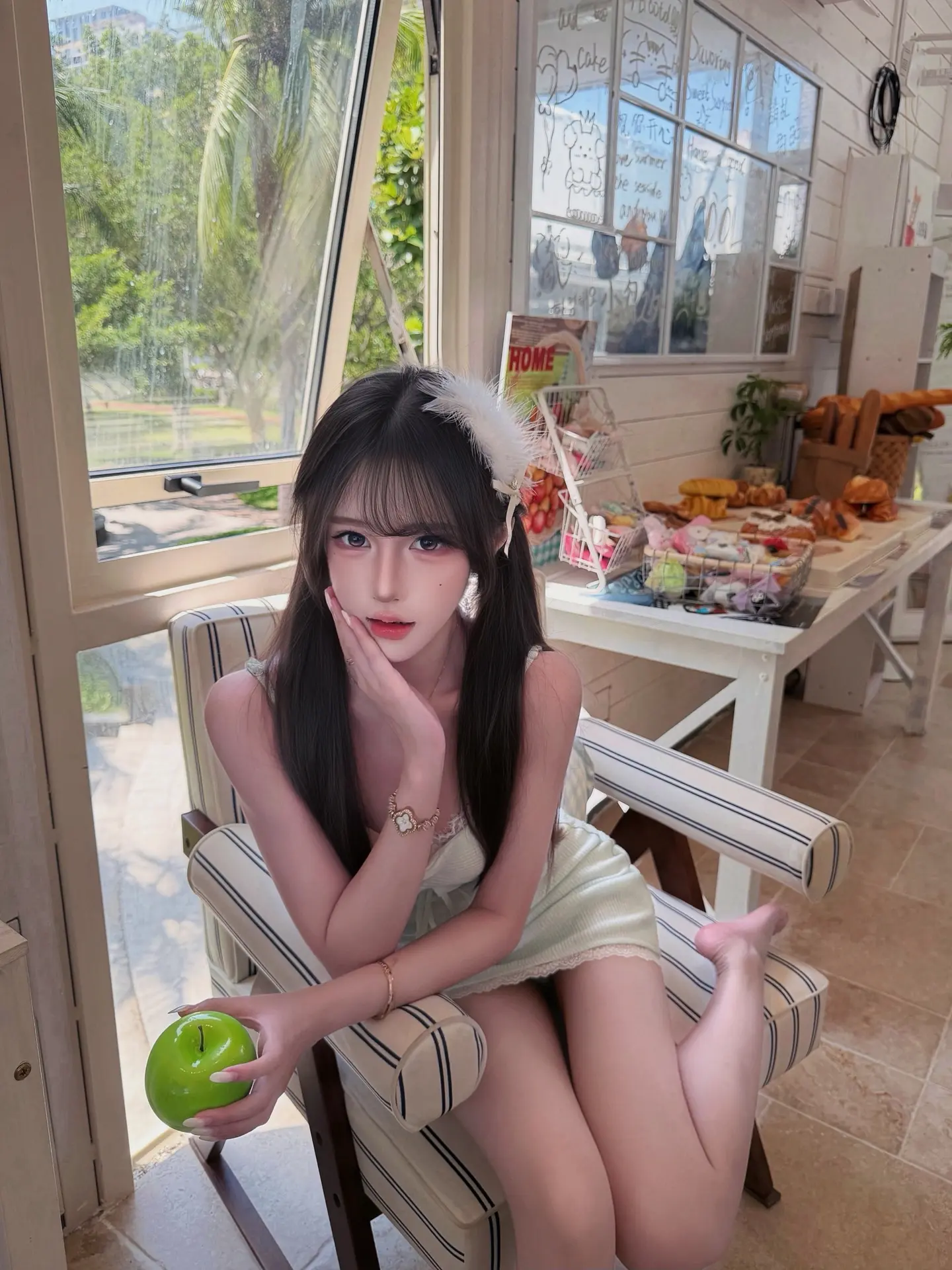 吹海边的风～