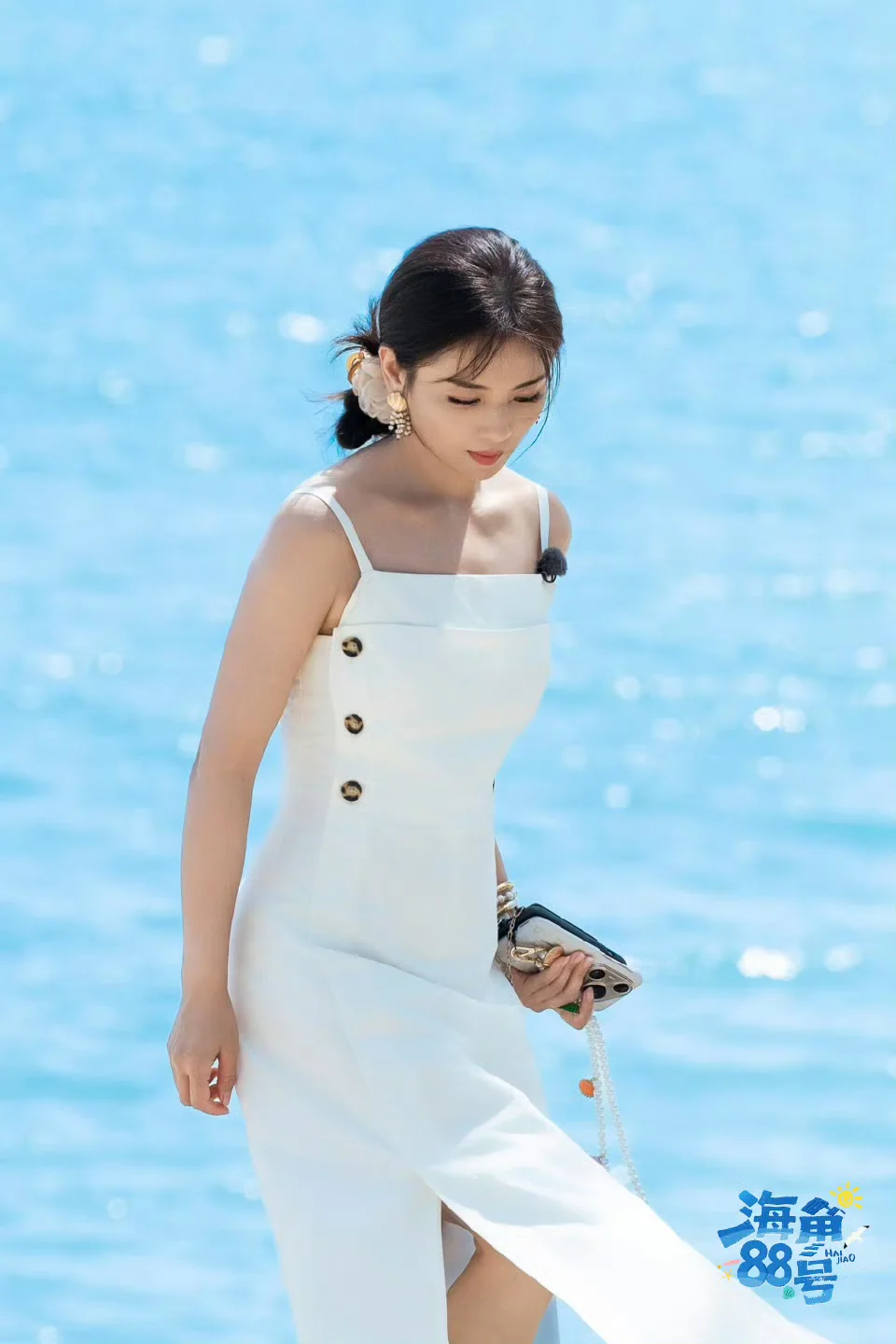 给刘涛化的海岛度假风妆容