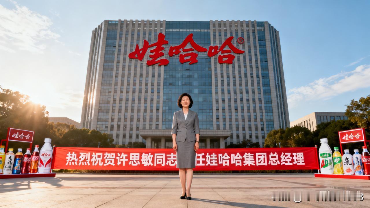 娃哈哈又有大动作！10 月 16 日凌晨两点，公司群决议 31 岁的许思敏出任总
