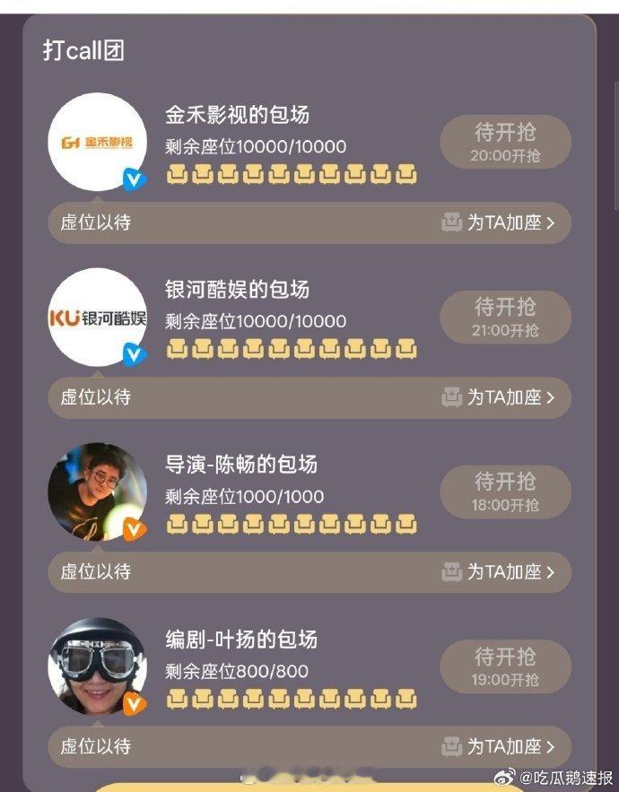 银河酷娱给许我耀眼包了一万场银河酷娱给许我耀眼包场 用包场证品质！导演陈畅独家寄