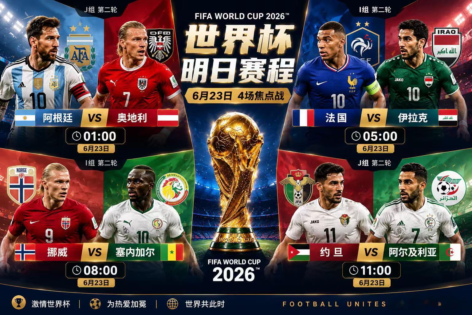 梅西冲历史第一人！世界杯Day12四场全解：阿根廷法国挪威阿尔及利亚谁能拿下出线