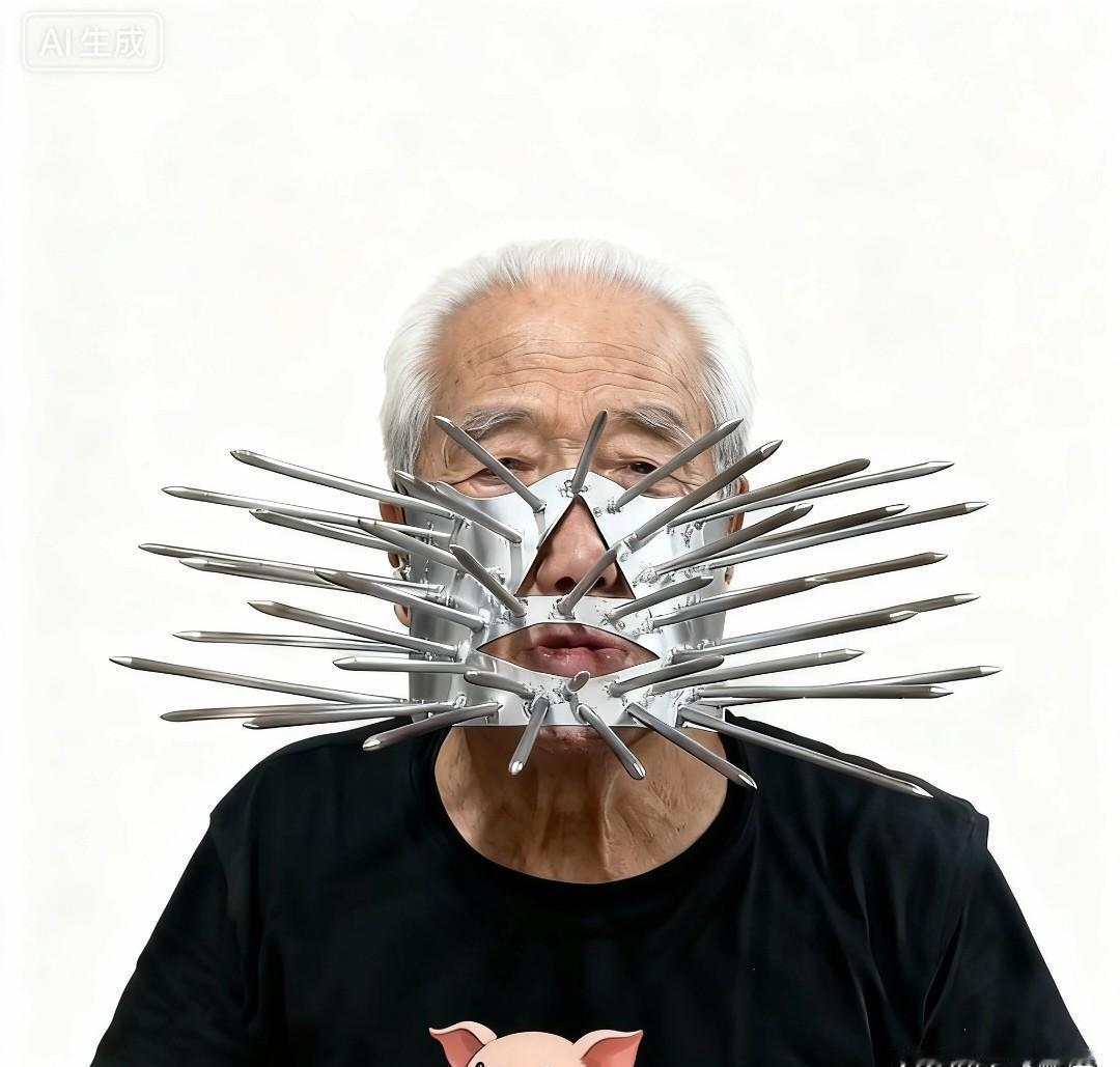 老王抽了三十年烟，老婆不吵不闹，给他焊了个铁口罩。
烟瘾上来，他对着铁罩子干瞪眼