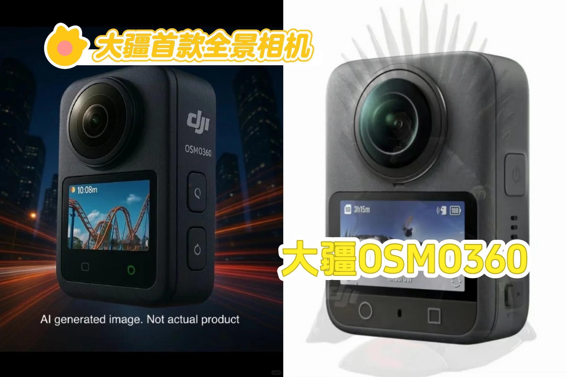 大疆即将发布全景相机 大疆这次的首款全景相机从硬件堆料来看，可以说是诚意满满！全