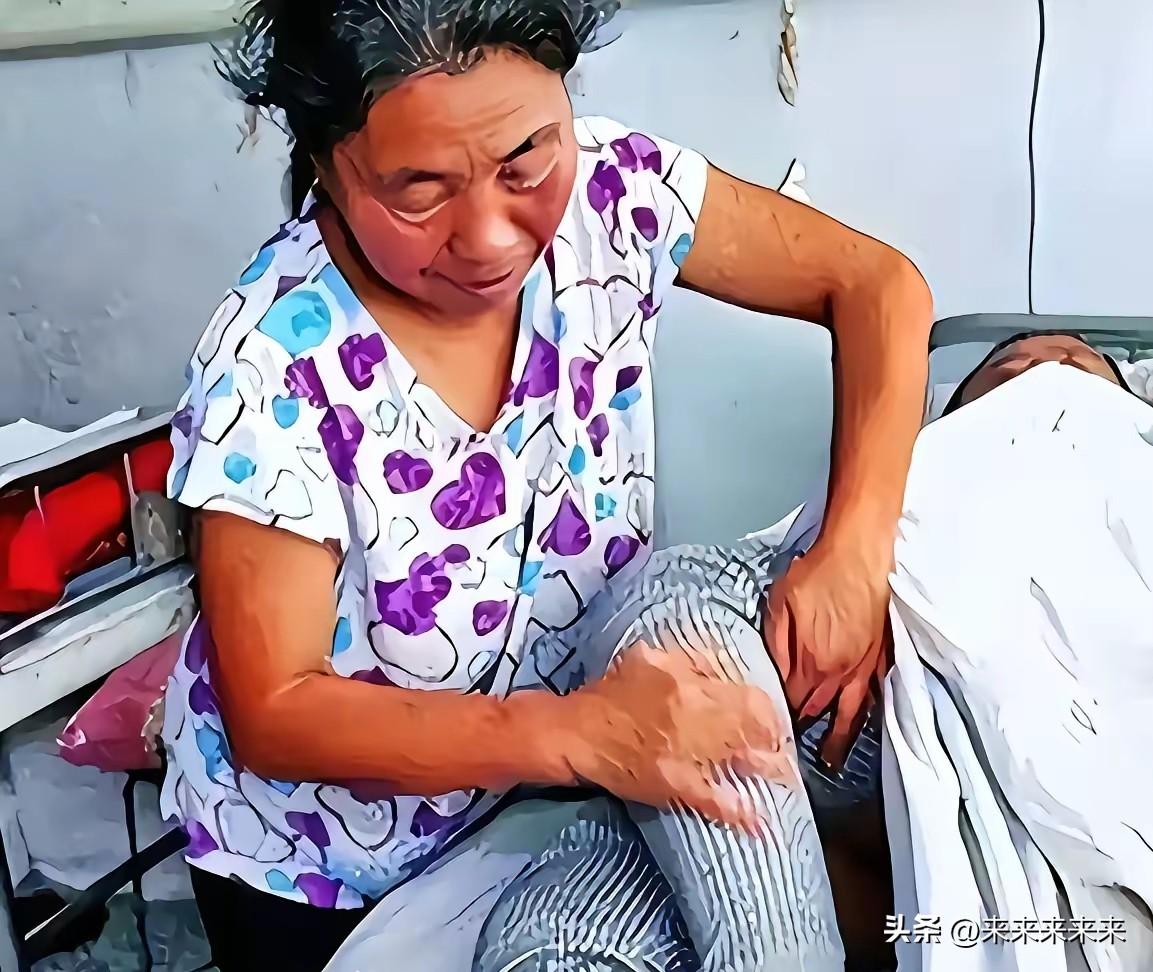 近日，河南鹿邑县的一间民房里，刚恢复意识的高千军，看着眼前头发花白的老人，嘴唇动