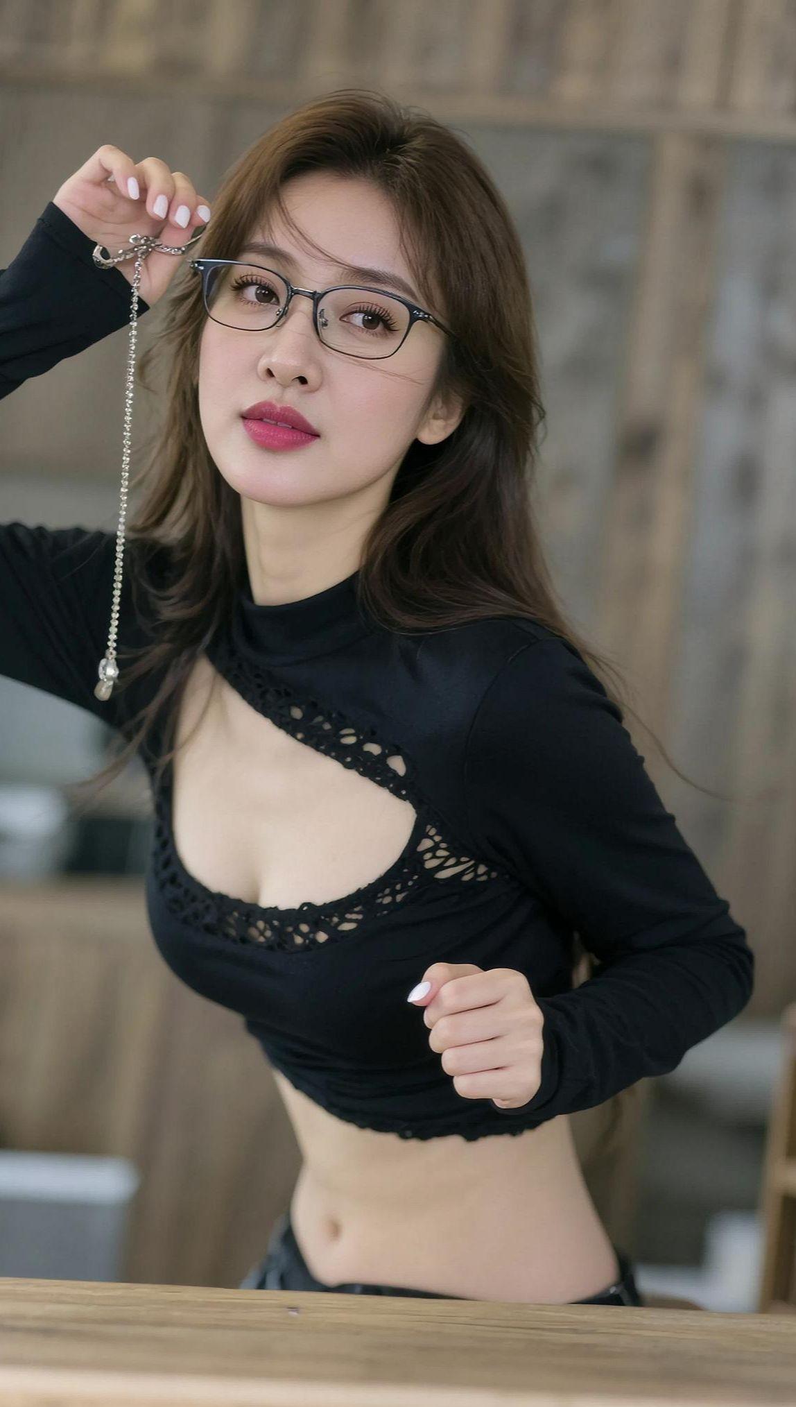 AI酷感自拍 抖音ai创作 自然美景 新鲜出炉 贵气的长相的女人图片