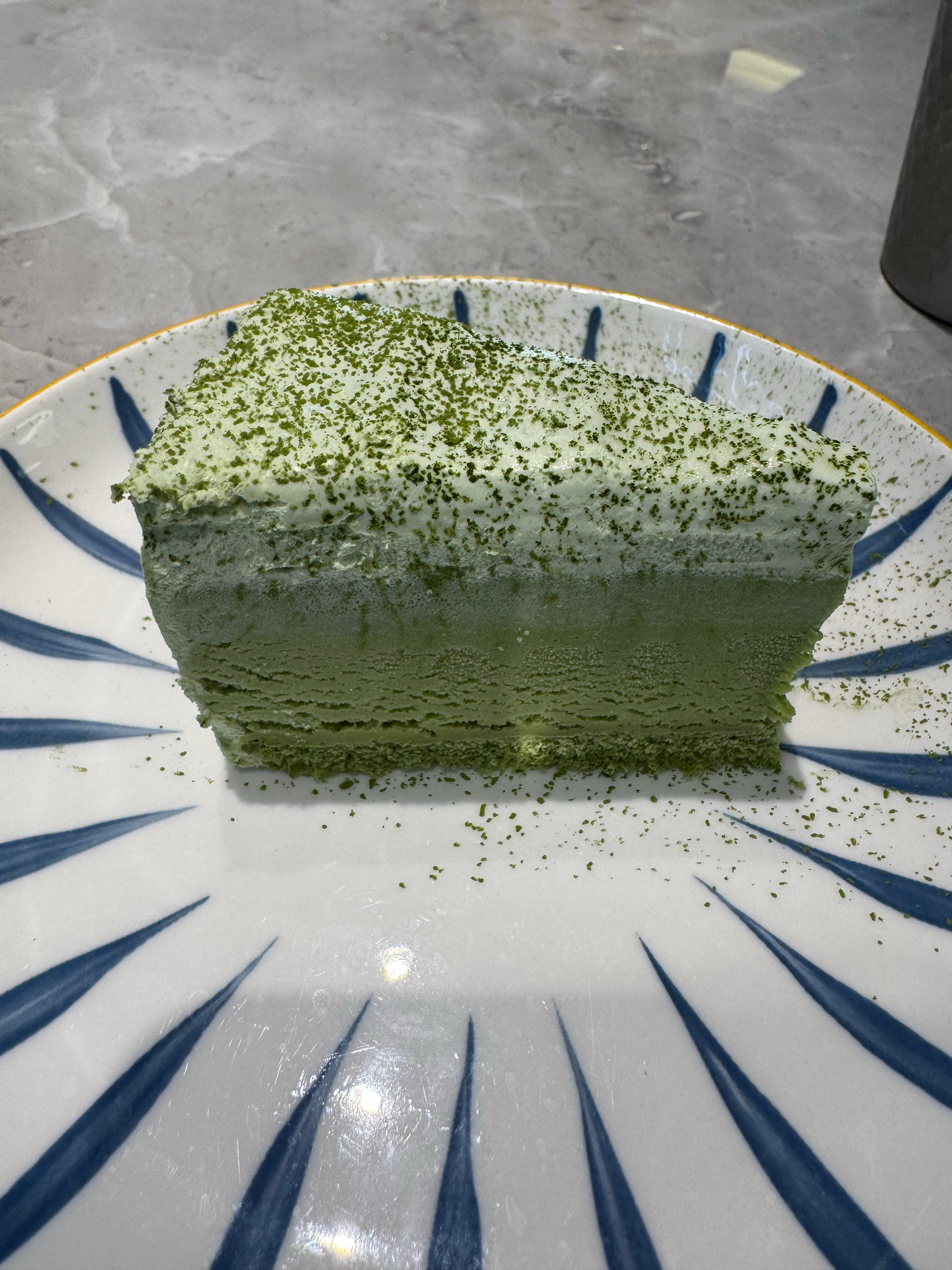 抹茶冰淇淋蛋糕 我们终于又见面了