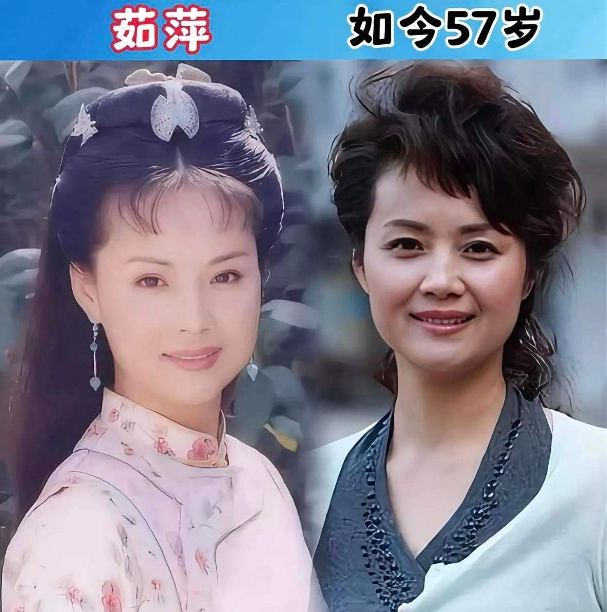 茹萍、陶慧敏、陈红，八九十年代的古典美人，无滤镜的年代，眉眼温婉灵动，塑造众多古