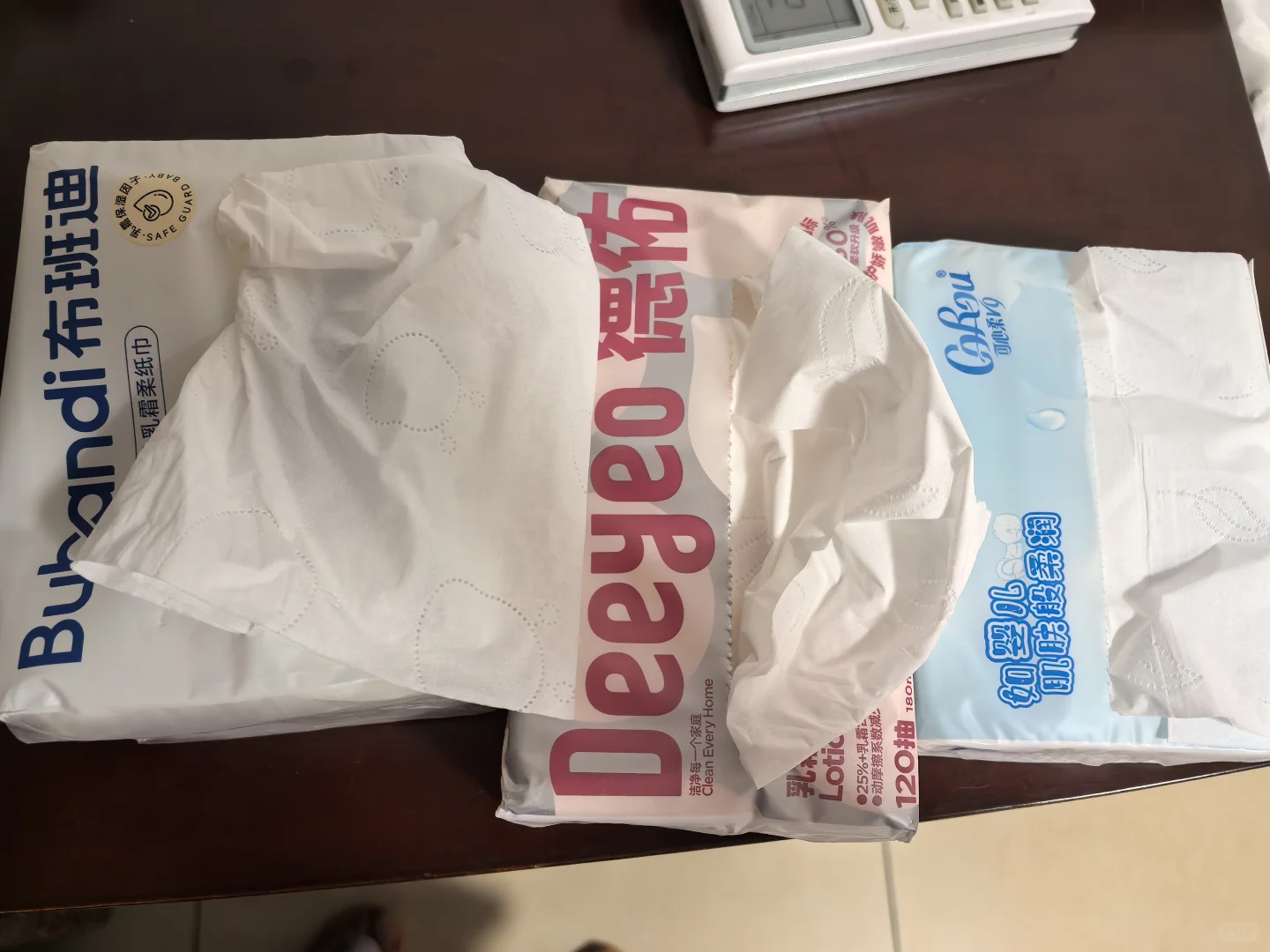 有孩子后发现了新大陆，擦鼻子都用乳霜纸了