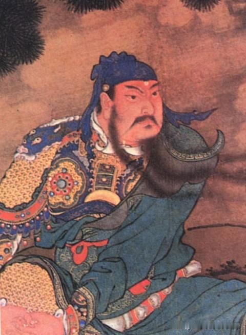 说来很多人不信，这幅画像据传是古代唯一留存的关羽真容。原画像因年代久远早已斑驳不