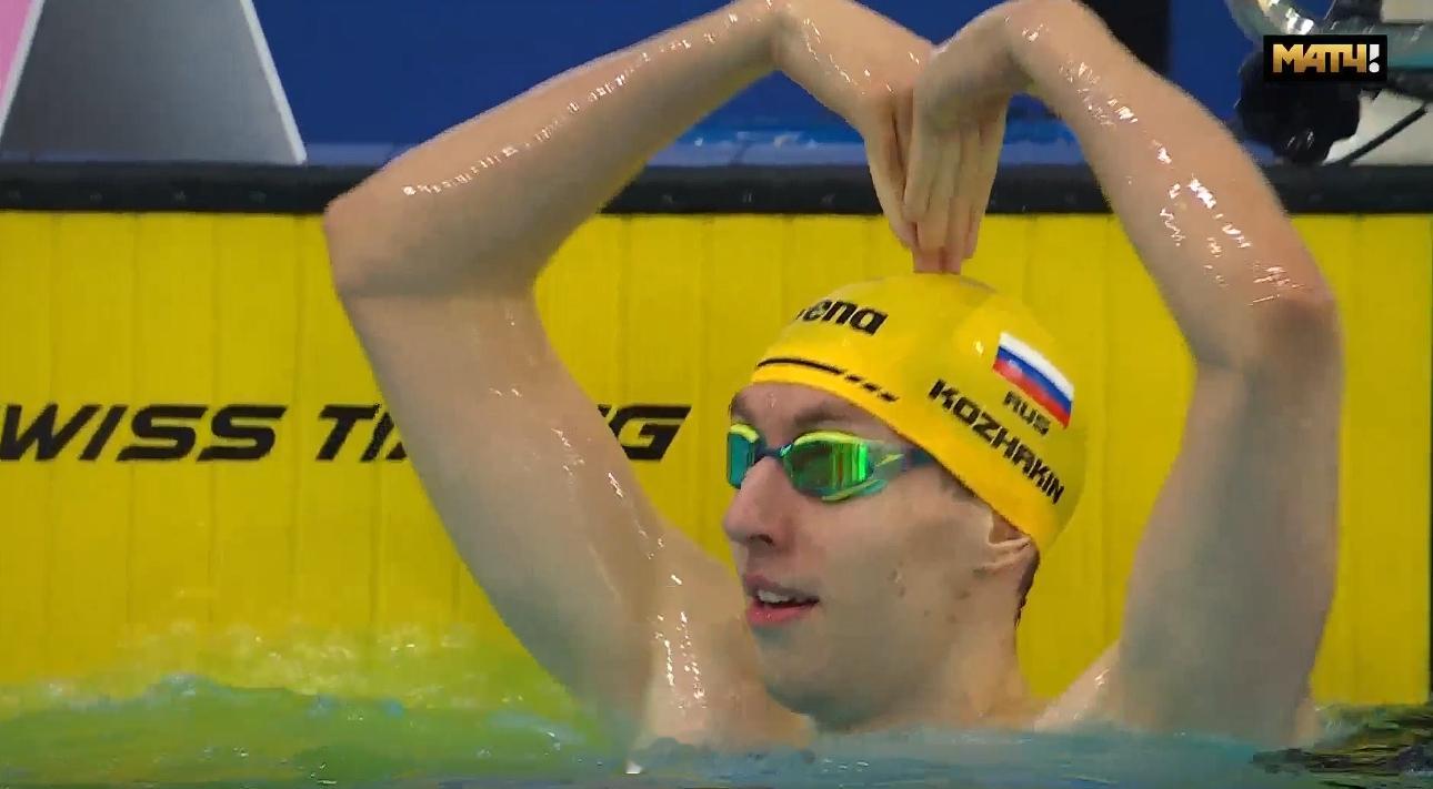 俄罗斯游泳杯总决赛 男100蛙决赛Ivan Kozhakin 58.91 PB漂