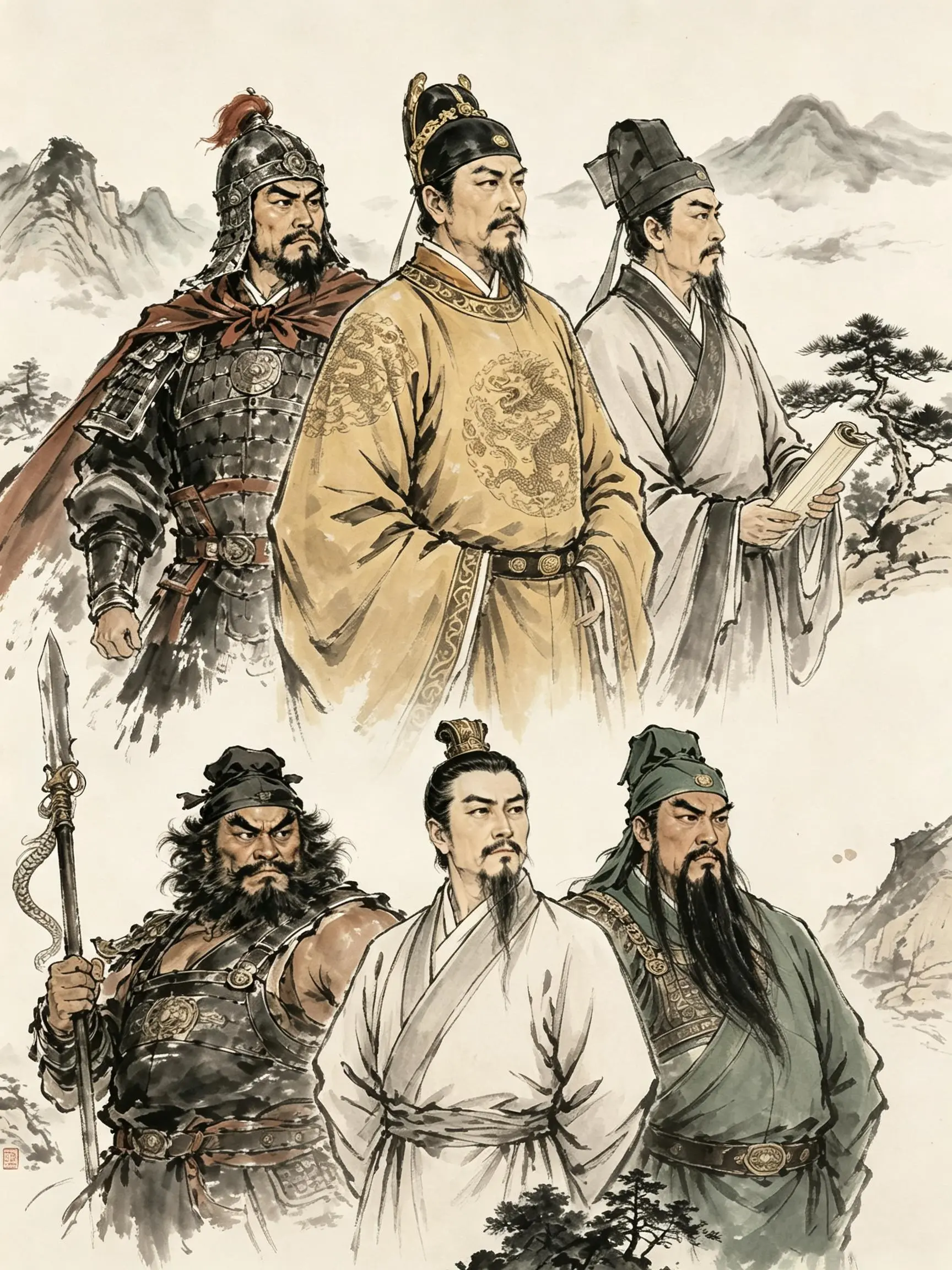 一个为了江山舍弃兄弟，一个为了兄弟舍弃江山