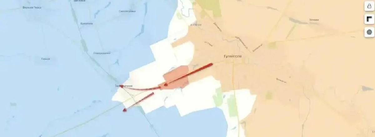 乌军防线又出状况了。第108独立国土防卫旅前天晚上直接放弃了古利艾波列西边的15