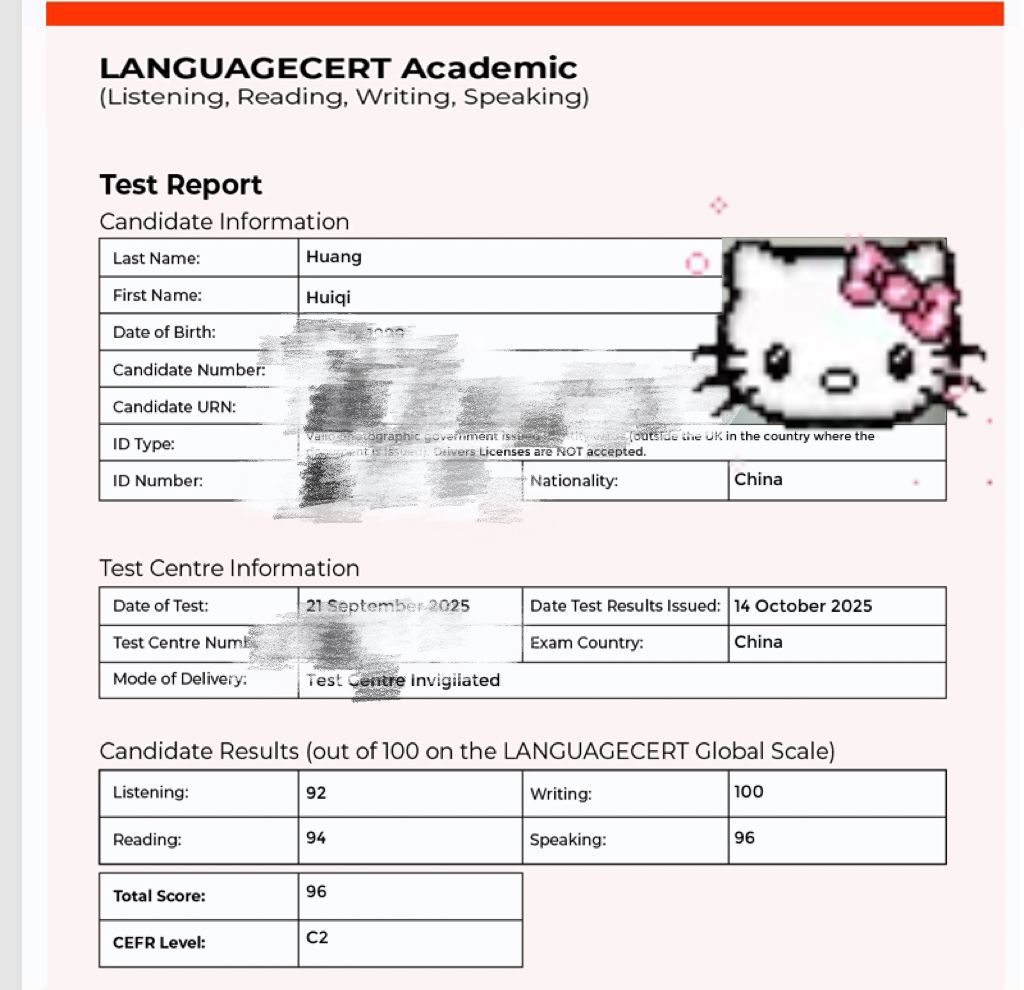 从雅思到pte再到朗思，终于八炸了🚬这真的值得记录一下，爱爹地妈咪🥹 ​​​