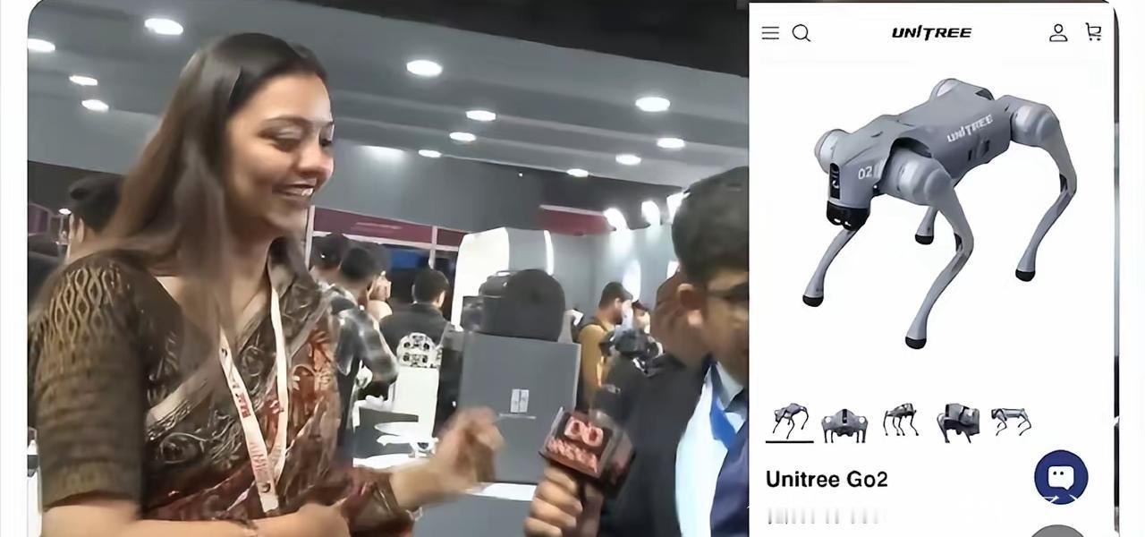 在印度AI影响力峰会上，一所大学展出了一台号称自研的机器狗，还被纳入该校35亿卢