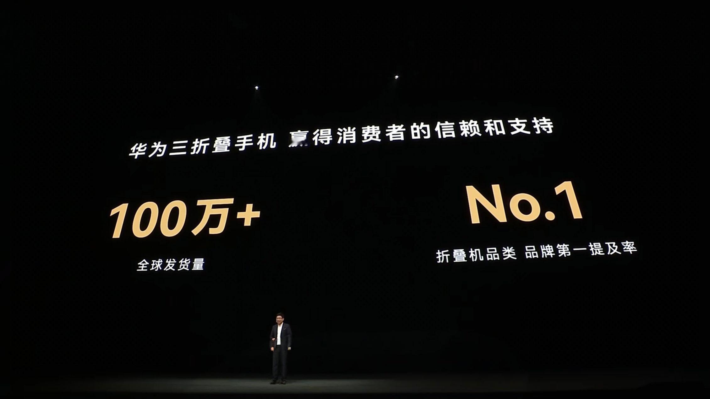 华为三折叠销量破百万 ​​​