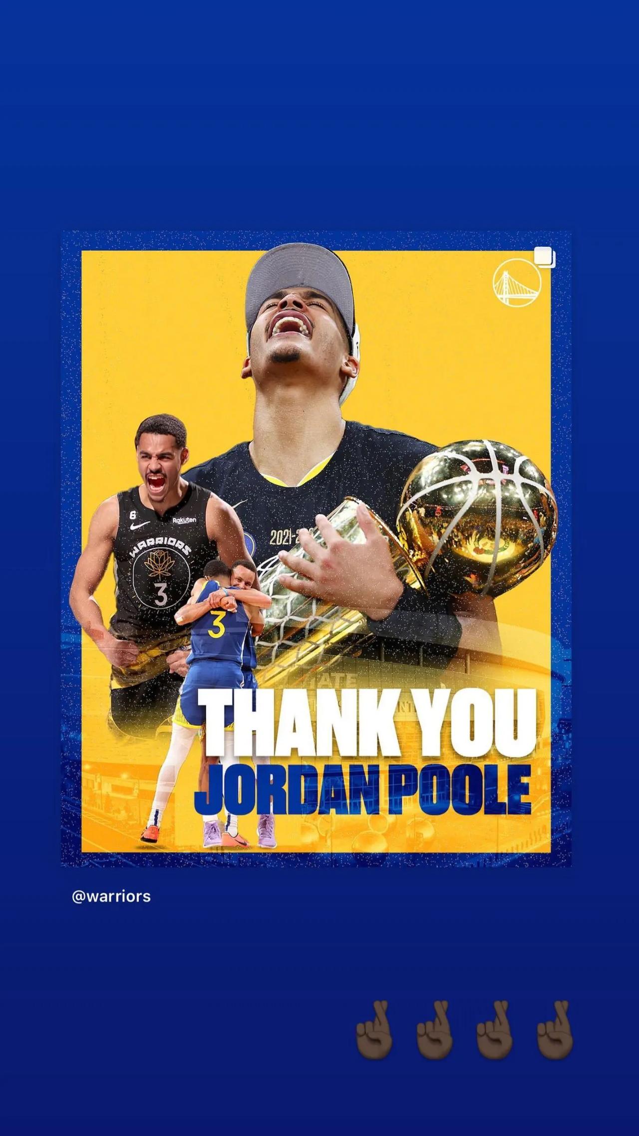 勇士官宣：正式从奇才交易得到12届全明星保罗。

普洱和保罗的交易今天正式完成，