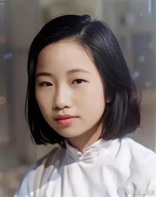 中国唯一诺贝尔奖女得主屠呦呦，在北大读书时的照片。 ​​​