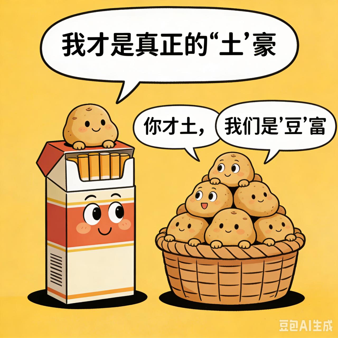 一包烟能买半框土豆
但你心烦意乱的时候
你吃土豆咽不下生活的苦
一瓶酒能买10斤