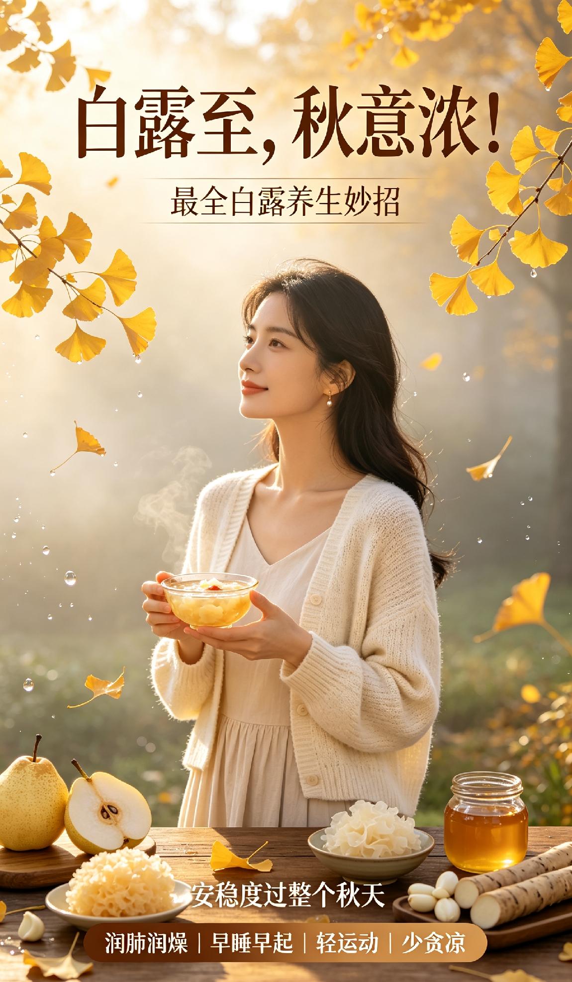 白露至，秋意浓！最全白露养生妙招，安稳度过整个秋天
 
白露秋分夜，一夜凉一夜。