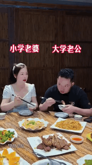 虽然是假的，
但是想表达的东西还是挺好的，
小姐姐有这样的老公是她的福气。