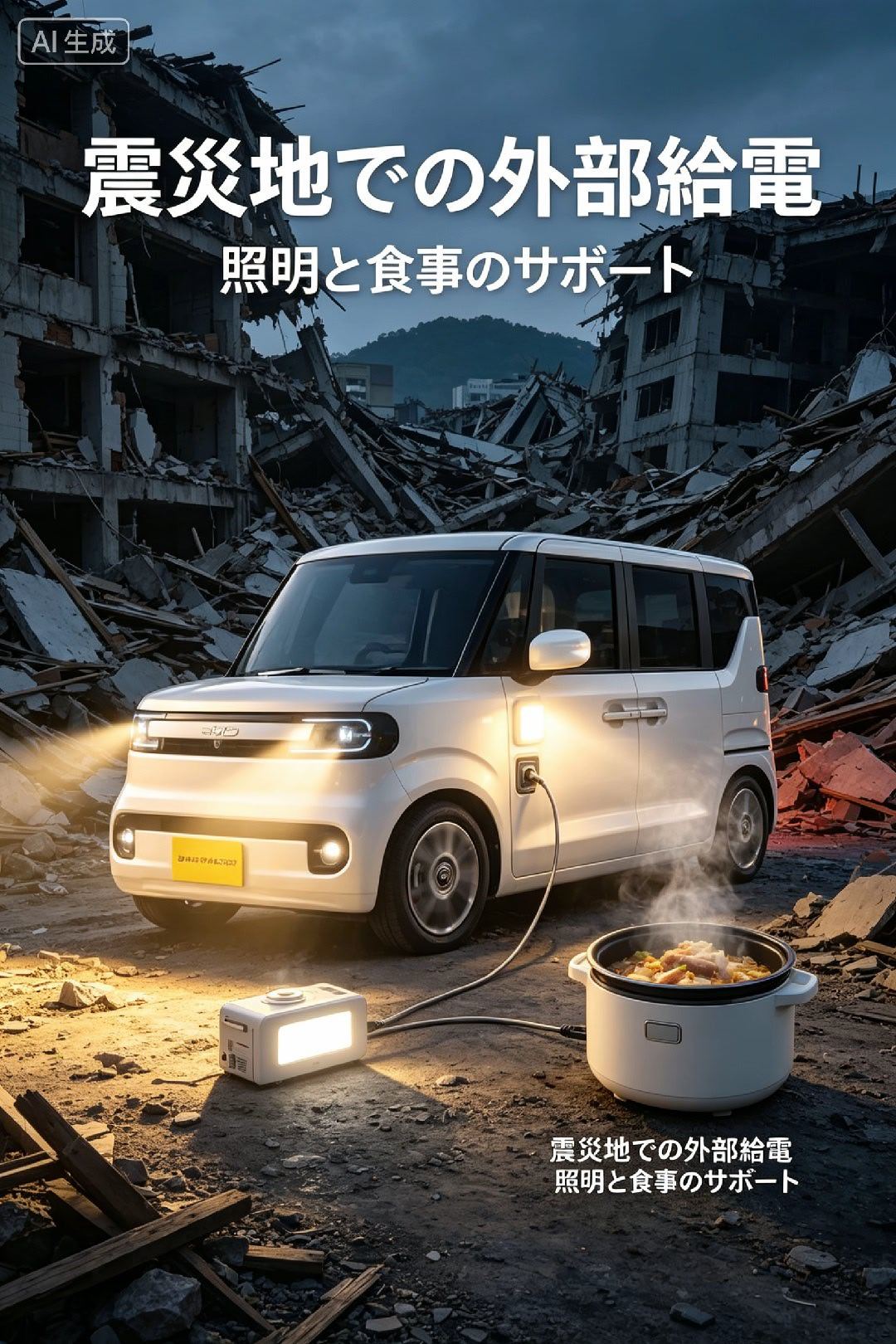 建议比亚迪在日本市场用这张海报来宣传，直击本子们最大的痛点，再加上首批10000