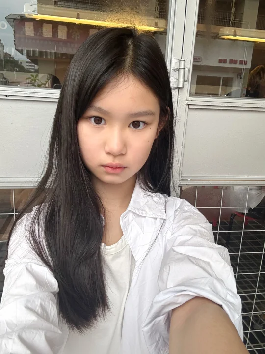 有一个猫系长相的女儿👧🏻