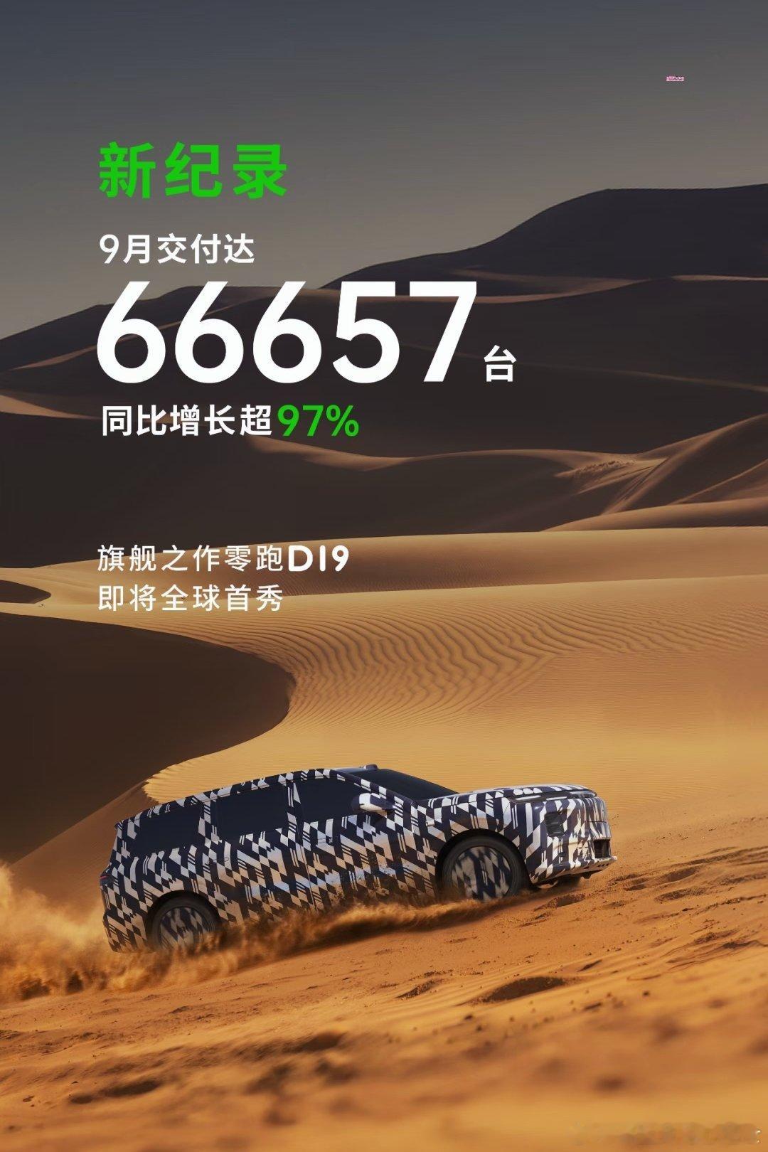 见证零跑成长，期待更好未来！作为一名零跑C01四驱版的老车主,看到零跑9月销量突