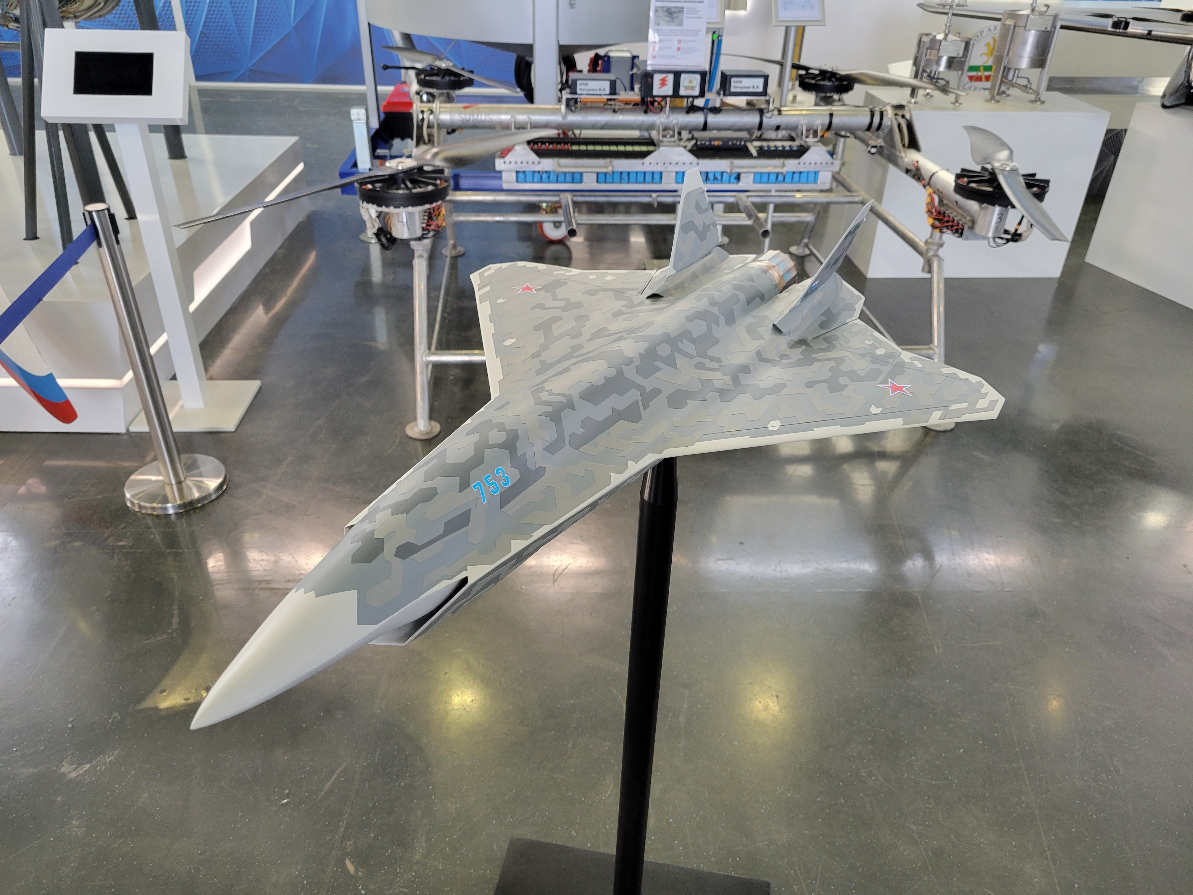 无人型Su-75 模型（新构型）[哆啦A梦吃惊][哆啦A梦吃惊][哆啦A梦吃惊]