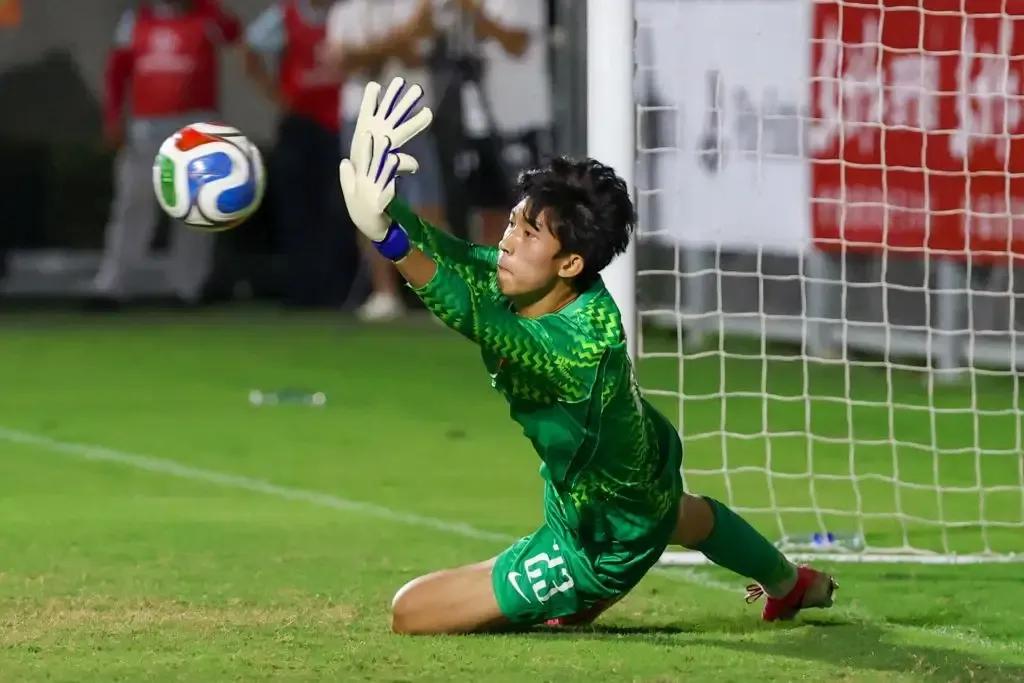 中国U17最后一块短板弱项补齐就是守门员江宇涵。U17有一块短板一直不让人放心，