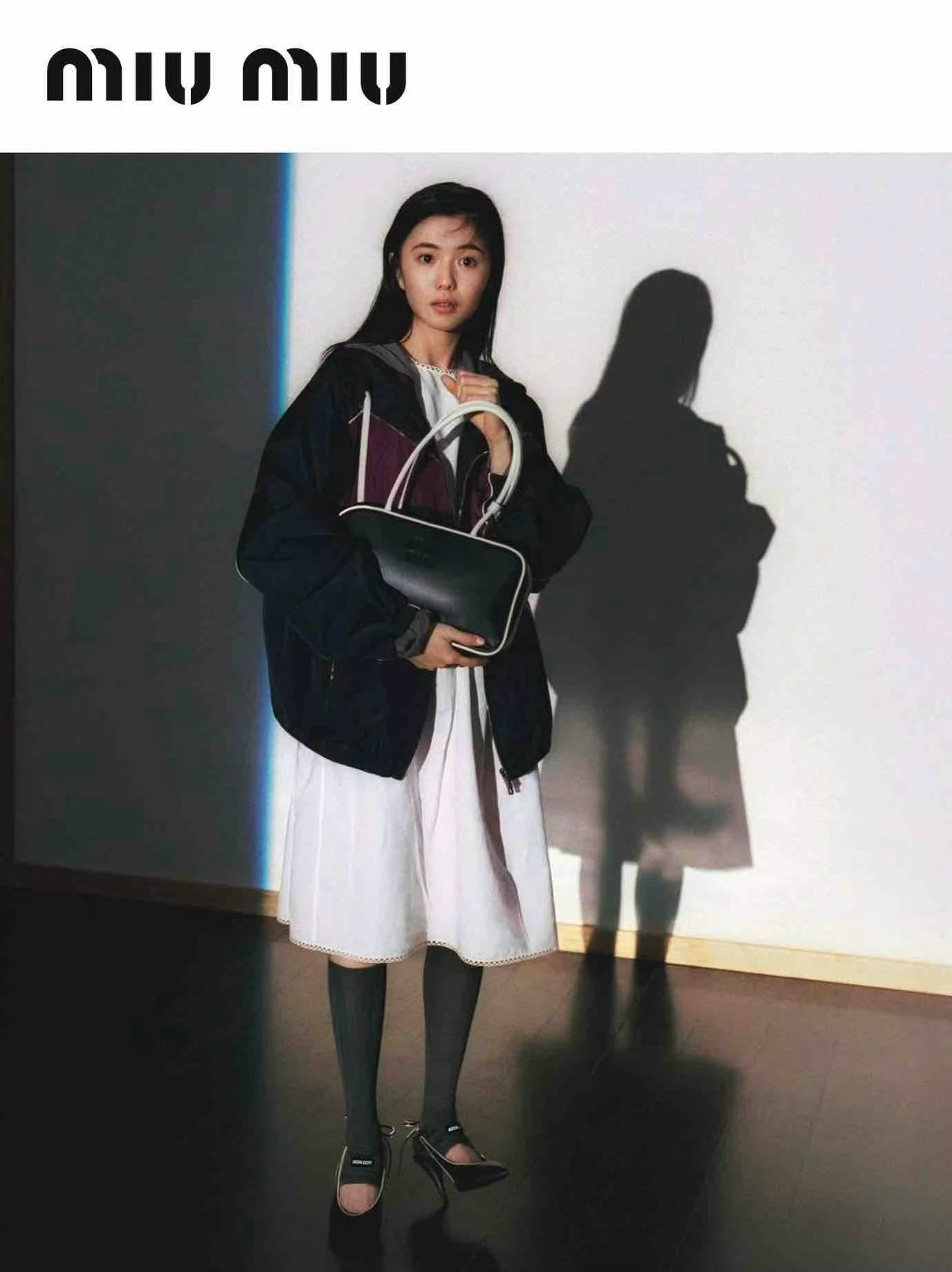 刘浩存 × Miu Miu S/S 2025品牌大使出镜2025春夏成衣全球广告