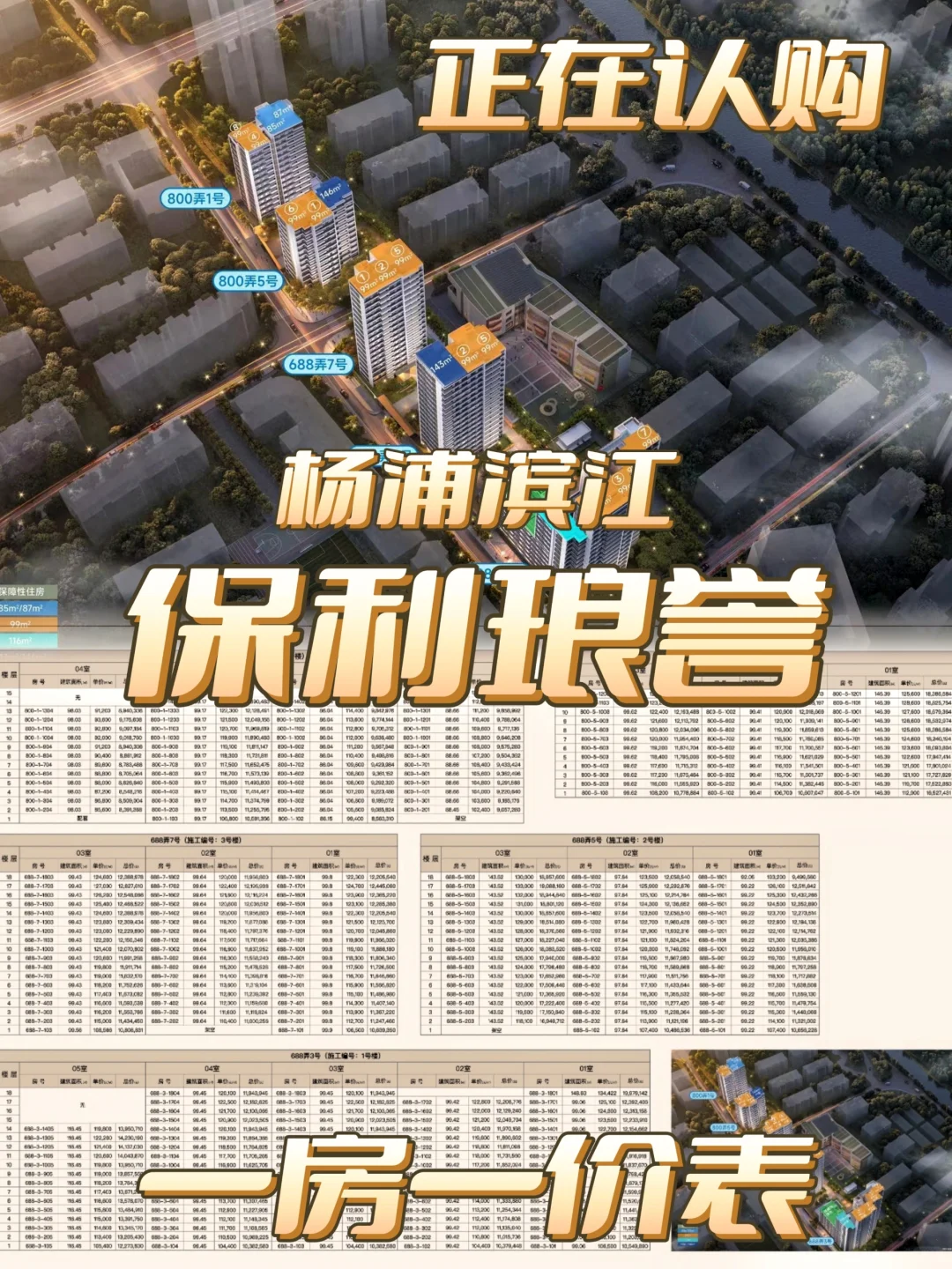 【正在认购】杨浦滨江保利琅誉，可对接❗❗