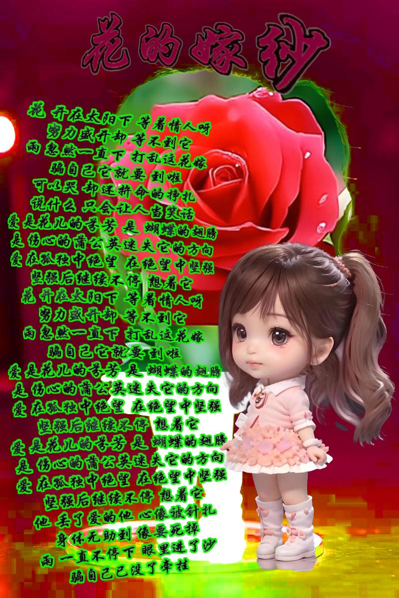 王心凌的《花的嫁纱》以细腻的笔触，勾勒出一段爱而不得的青涩情愫，藏着少女在情感里